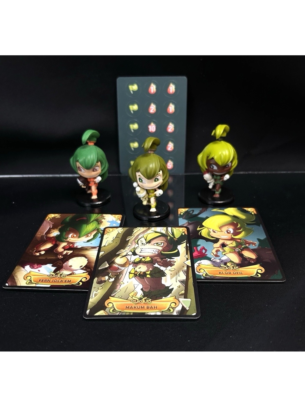 Krosmaster Dofus Sadida Lot Fern Makum Bah Klor Ofil, Cards & Tokens